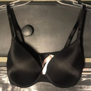 PINK black push-up bra